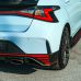 Hyundai I20 N galinio bamperio spliteriai spoileris